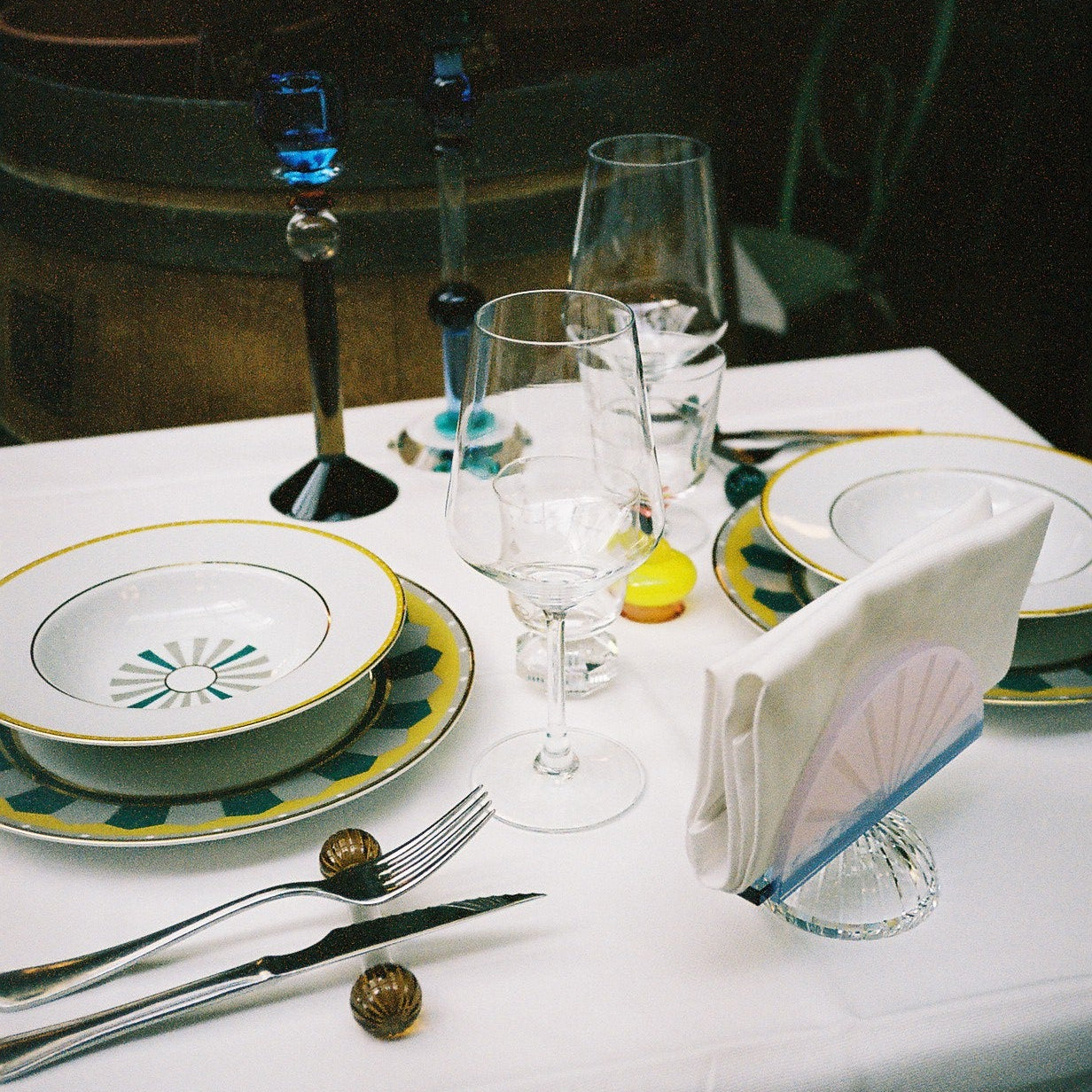 Reflections Copenhagen porcelain tablesetting