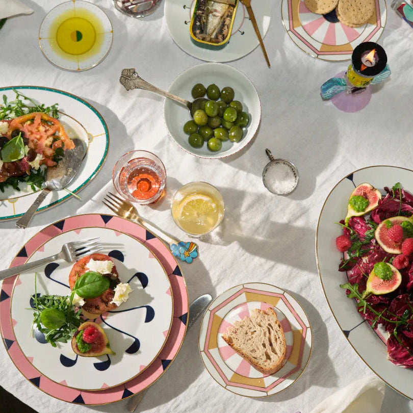 Reflections Copenhagen porcelain tablesetting