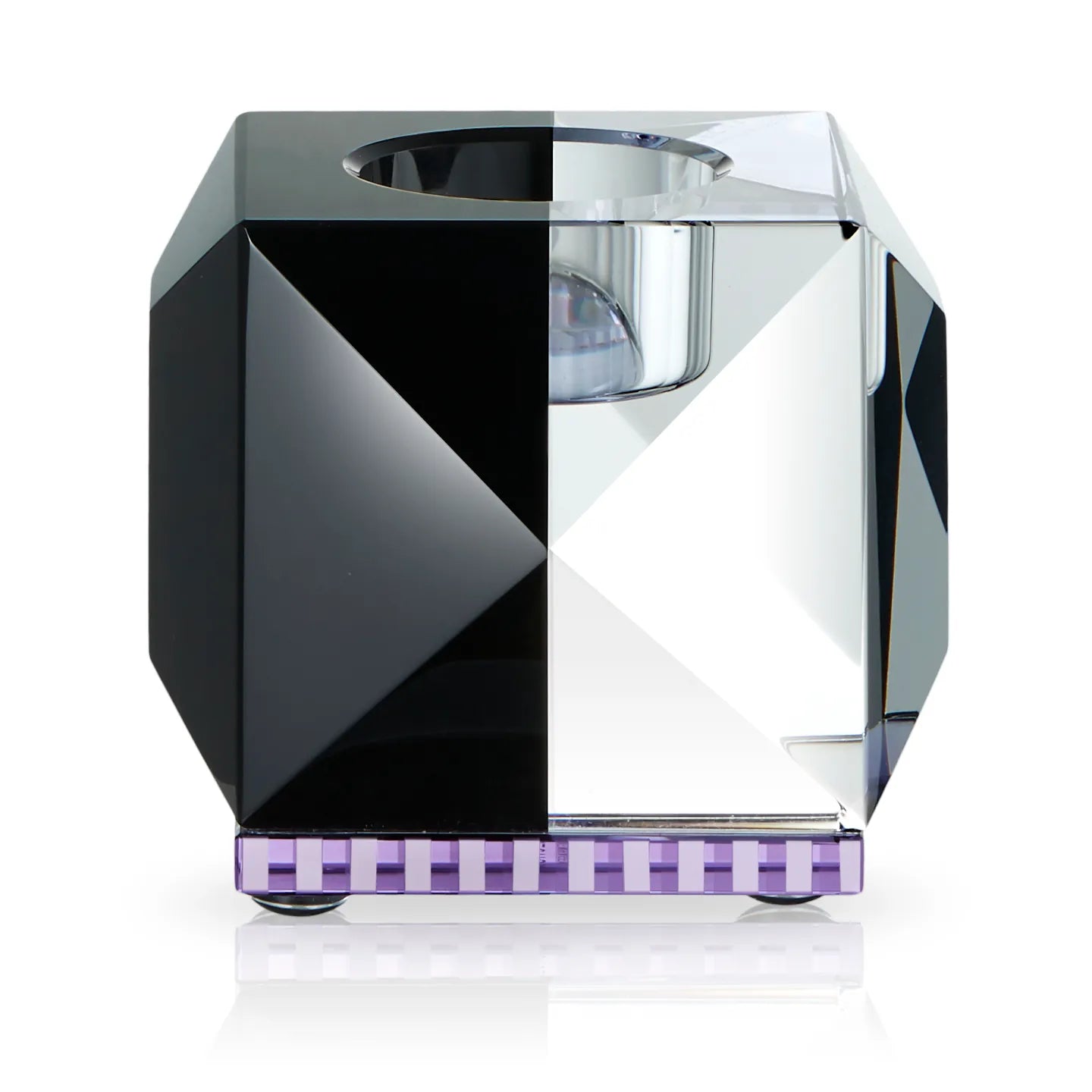 Ophelia Clear/Black/Purple