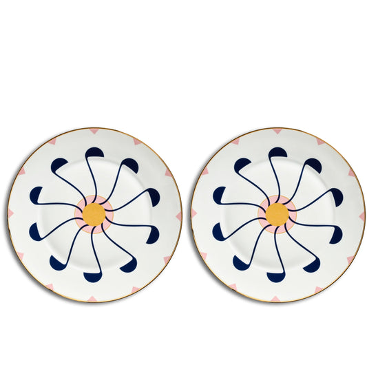 Pair of Elvas Dessert Plates