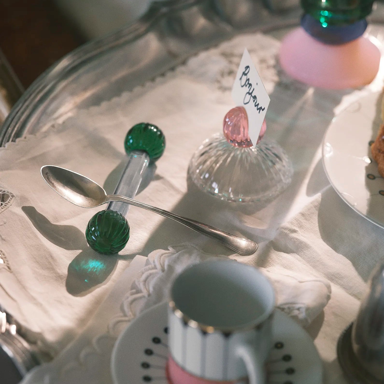 Louis Place Card Holders Grey