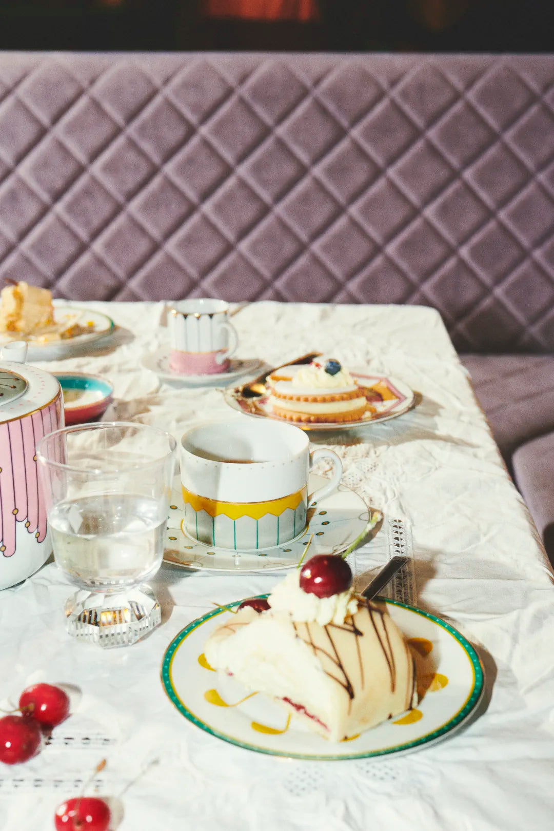 Golden Hour Tea Cup with Saucer