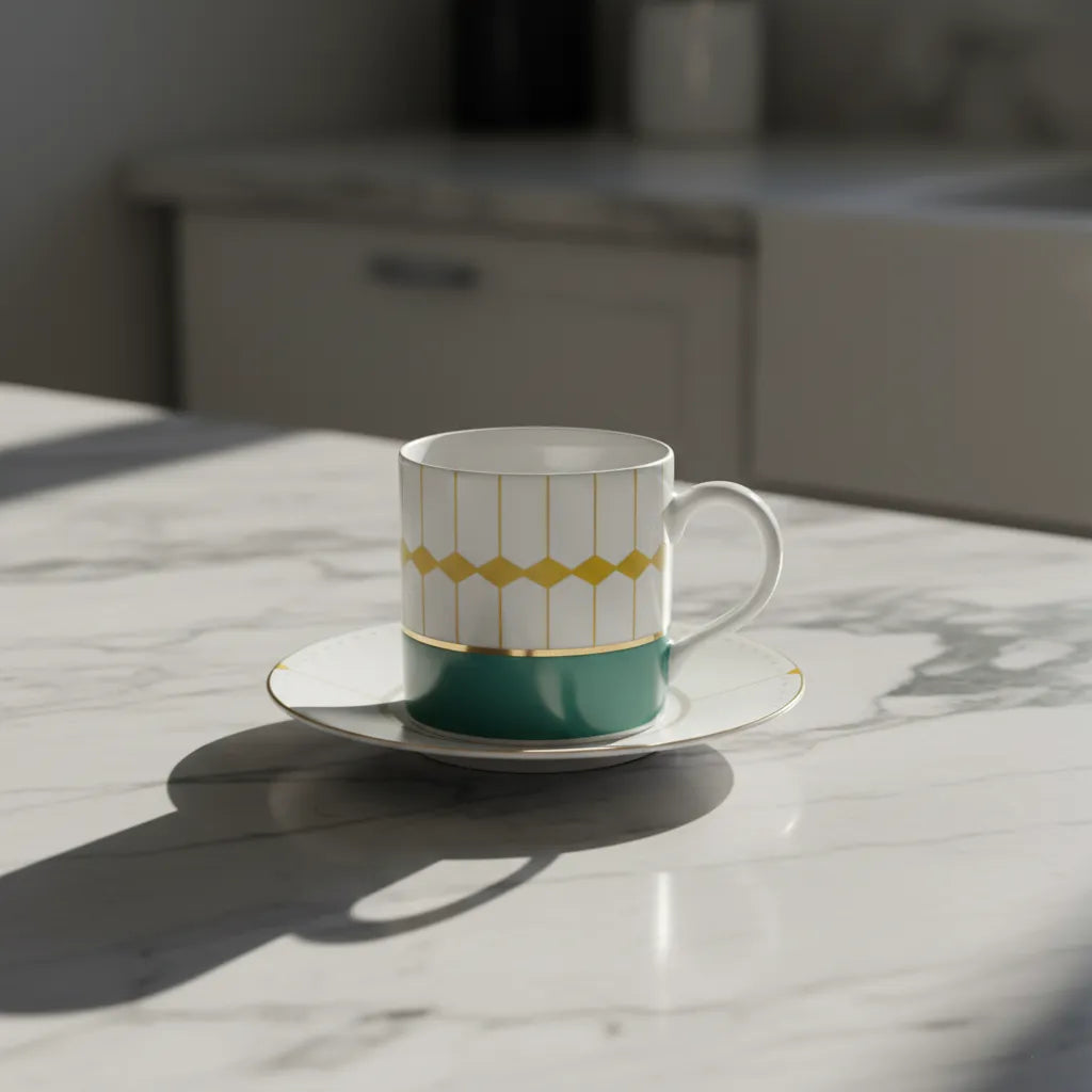 Royal Sip Coffee Cup with Saucer