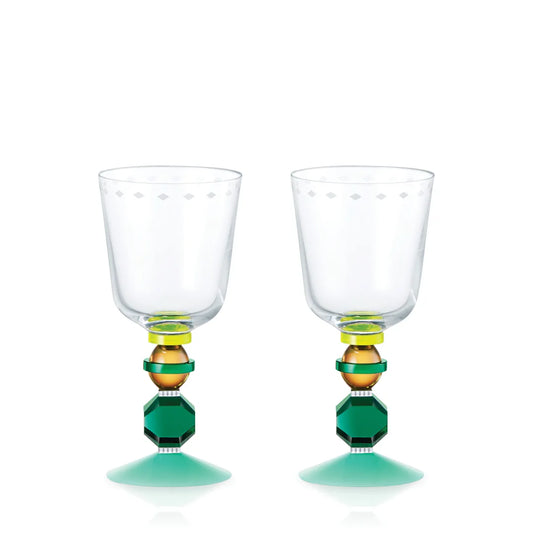 Pair of Mayfair Short Crystal Glasses