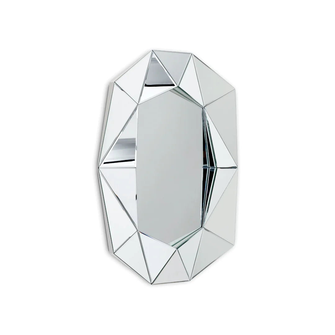 Diamond Slim Large Mirror Silver