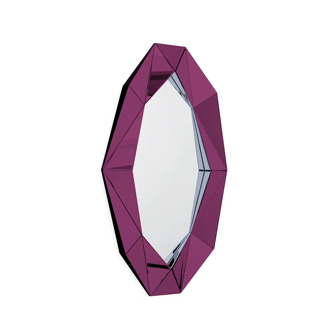 Diamond XL Mirror Burgundy