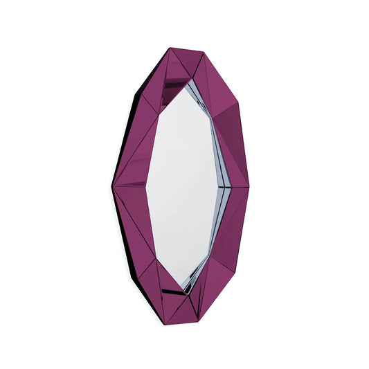 Diamond XL Mirror Burgundy